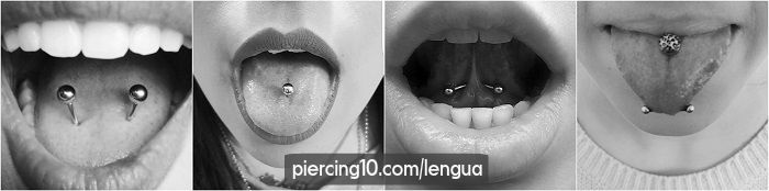 piercings lengua